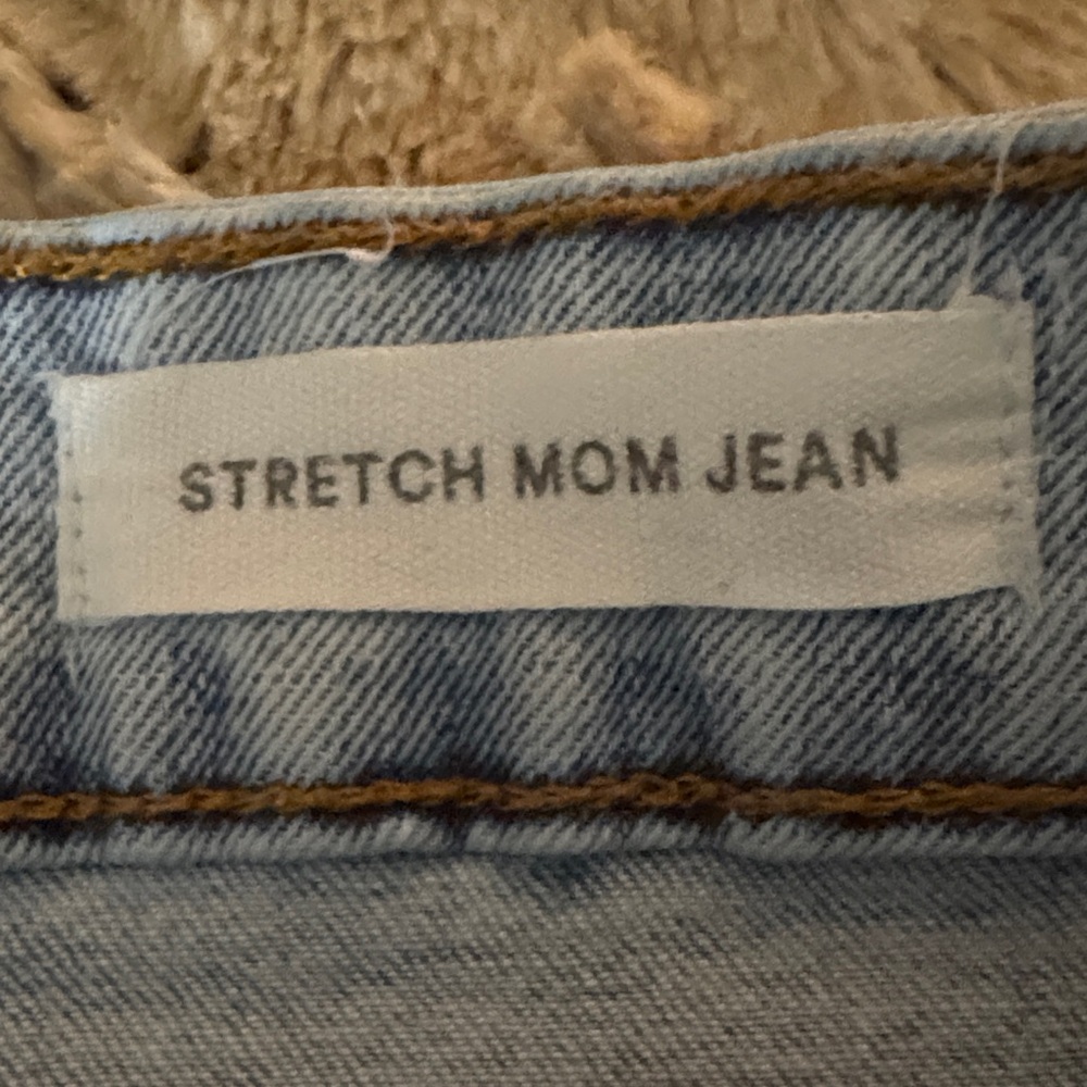 Cotton On Stretch Mom Jeans – Light Wash, Size 12 - Picture 10 of 13